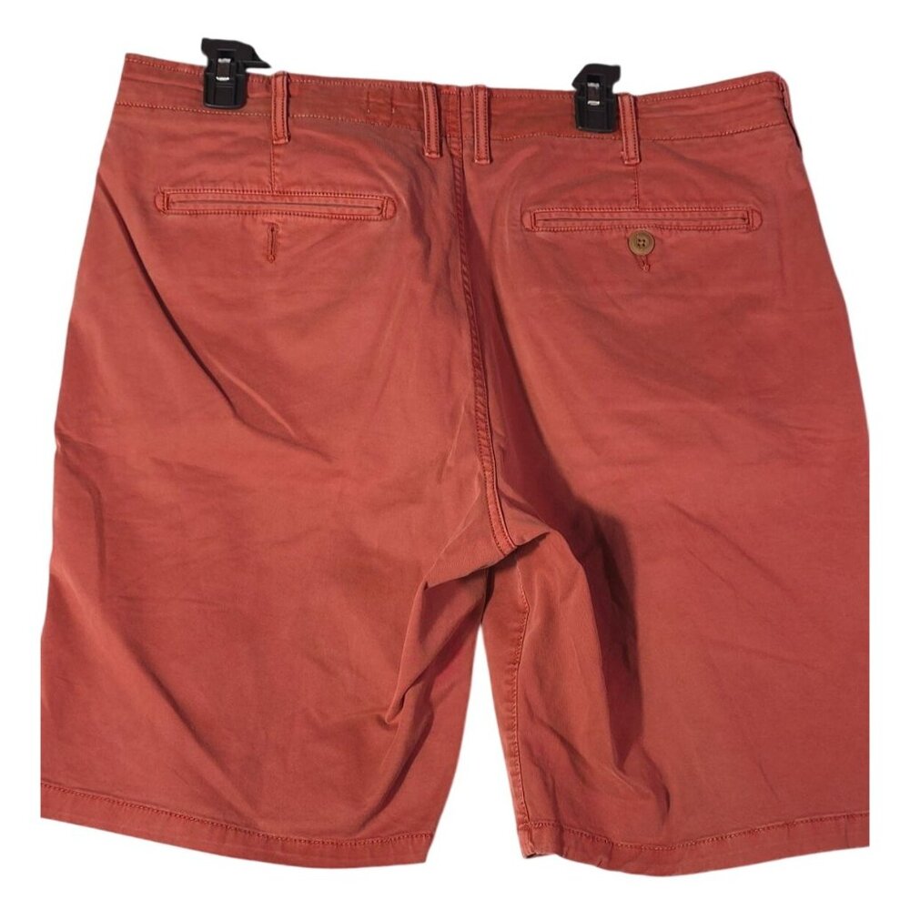 Lucky Brand Men's Red / Burnt Orange Cotton Shorts Size 36 - Picture 4 of 5